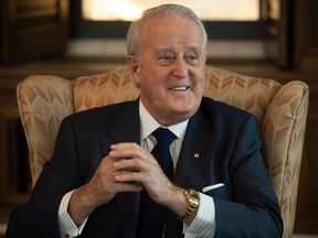 Former prime minister Brian Mulroney in a file photo from September.