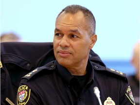 Ottawa police Chief Peter Sloly was on patrol with officers on Friday night and joined their efforts in apprehending a suspect.