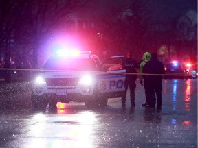 Ottawa police responded to calls about shots fired in the area of Blohm Drive and Woodbury Crescent, just off Hunt Club Road Wednesday (Nov. 27, 2019).