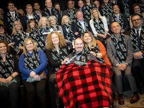 Bruyère staff, patients, board members and supporters gathered around for a great big family photo.