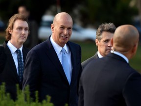 In this file photo taken on Oct. 17, 2019, U.S. Ambassador Gordon Sondland arrives at the Capitol in Washington, DC.