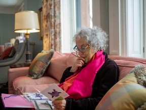 Margaret Atwood at the York Club in Toronto.