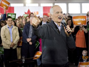 In the 2011 federal election, Jack Layton's surging NDP made second place feel like first.