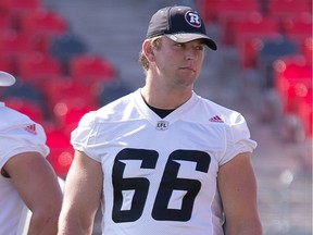 Ottawa Redblacks  lineman Nolan MacMillan