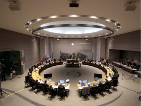 Ottawa City council chambers in Ottawa Wednesday Oct 23, 2019.