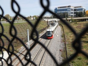 LRT near Tremblay station in Ottawa Thursday Oct 10, 2019.