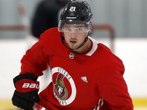 Logan Brown of the Ottawa Senators