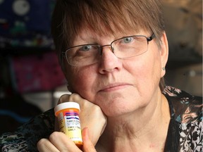 Tricia Smith poses for a photo in Ottawa Monday Nov 11, 2019. Tricia has found that there is a shortage of the breast cancer drug Tamoxifen and she found it hard to locate.