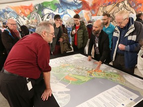 Visitors to Bayview Yards offered input on the draft Master Concept Plan for LeBreton Flats.
