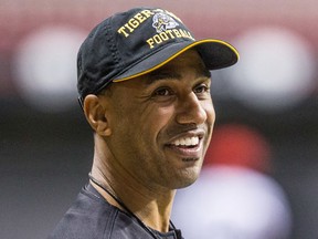 Hamilton Tiger Cats coach Orlondo Steinauer