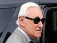 Roger Stone, former campaign aide to U.S. President Donald Trump arrives with his wife Nydia for the continuation of his criminal trial on charges of lying to Congress, obstructing justice and witness tampering at U.S. District Court in Washington, D.C., Nov. 7, 2019.