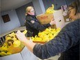 The Caldwell Family Centre, along with volunteers, packed up Christmas food hampers and gifts for low income families last year at the Bellevue Community Centre. As the saying goes, giving can be better than receiving.