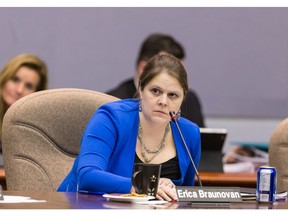 Ottawa Carleton District School Board trustee Erica Braunovan announced her resignation Wednesday night.