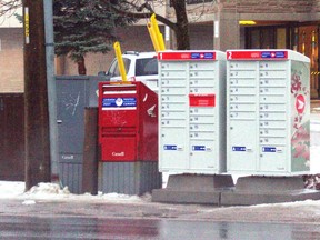 Mailboxes.