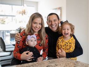 Ottawa entrepreneurs Harley Finkelstein and Lindsay Taub, shown with their daughters Zoe and Bayley, are pumped about the future of this city.