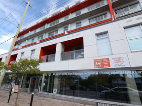 This storefront on Wellington Street West is now slated to be a  Tokyo Smoke cannabis store if the licence is approved.