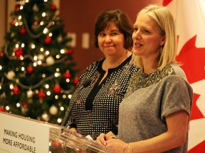 Ottawa West-Nepean MP Anita Vandenbeld, left, and Ottawa Centre MP Catherine McKenna.