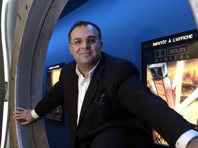 Vincenzo Guzzo seen at one of his cinemas.