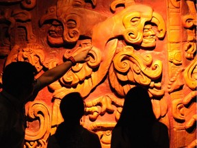 FILE: Students learn about the Mayas at the Museum of National Identity in Tegucigalpa.