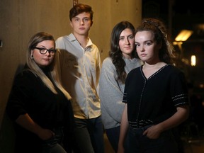 After the fourth student suicide at the University of Ottawa in six months, a group of students (including, from left: Angela Toubis, Nick Eburne, Catherine MacIsaac and Laura O'Connor) have gotten together to form uOCollective 4 Mental Health and ask for more mental health support at the university.