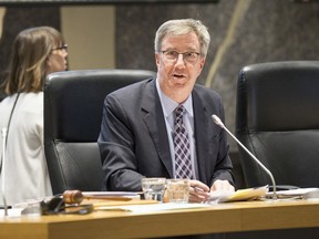 Mayor Jim Watson as Ottawa city council debates the 2020 Budget.