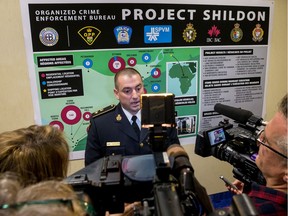 Superintendent Bryan MacKillop, Director, OPP Organized Crime Enforcement Bureau (OCEB), following a press conference unveiling the results and details of a five-month investigation entitled Project SHILDON. The Ontario Provincial Police (OPP)-led Project SHILDON began in June 2019 in response to a series of vehicle thefts occurring throughout Central and Eastern Ontario.