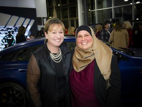 Jennifer Van Noort, vice-president, philanthropy and leadership giving at The Ottawa Hospital Foundation, and Jessica Keats, WBN president.