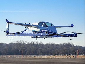 A prototype "flying car."