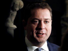 Outgoing Conservative Party leader Andrew Scheer.