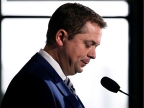 FILE PHOTO: Leader of Canada's Conservatives Andrew Scheer campaigns for the upcoming election in Winnipeg, Manitoba, Canada October 14, 2019.