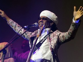 Nile Rodgers and Chic performed in concert at Rogers Place in Edmonton on Saturday May 25, 2019. They were opening for Cher's "Here We Go Again" Canadian tour.