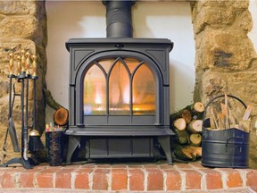 A file photo of a wood burning stove.