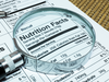 A traditional nutrition label. Studies show the public consistently underestimates the number of calories in food. “Just putting numbers on a packet really has no relevance.”