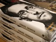Copies of Edward Snowden's new book Permanent Record on display.