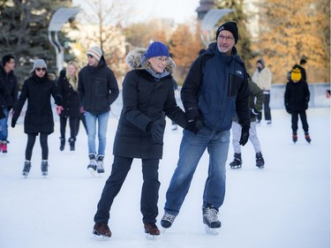 The Mayor's Christmas Celebration was held at city hall on Saturday, Dec. 7, 2019. People were out skating on the Sens Rink of Dreams.