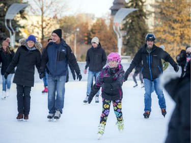 The Mayor's Christmas Celebration was held at city hall on Saturday, Dec. 7, 2019. People were out skating on the Sens Rink of Dreams.