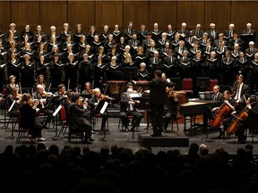 The chorus of Handel's Messiah is performed at the NAC last year.