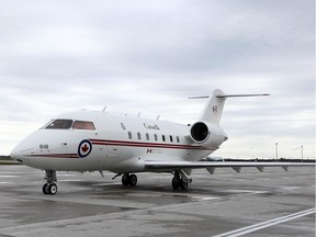 A file photo of a Challenger jet in 2010.