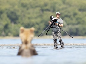 Ottawa's Adrian Cho, photographing wildlife in Alaska in 2019.