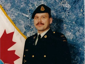Robert Smol as a full-time reservist at Canadian Forces Base Borden in the 1990s.