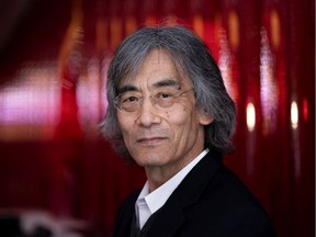 MSO conductior Kent Nagano takes part in a press conference on release of the film, CHAAKAPESH, an Indigenous opera, in Montreal, on Wednesday, December 4, 2019.