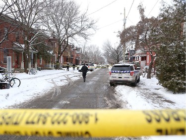 Shooting in the 400 block of Gilmour St in Ottawa, January 08, 2020.