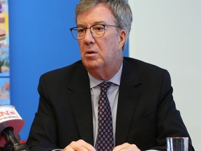 Ottawa Mayor Jim Watson at the LRT press conference, January 17, 2020.    Photo by Jean Levac/Postmedia