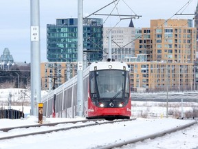 Ottawa LRT in winter