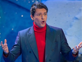 Patrizio Buanne performs during the TV-Show 'Das Adventsfest der 100.000 Lichter' on November 29, 2014 in Suhl, Germany.