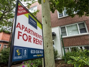 Files: Rental properties in downtown Ottawa. August 8, 2018.