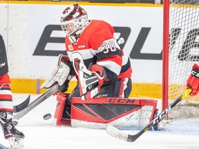 Ottawa 67's netminder Cédrick Andrée