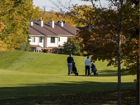 Golfers play at Kanata Golf and Country Club. ClubLink has submitted to city hall its controversial planning application to redevelop 71 hectares of land at the Kanata Golf and Country Club. October 8, 2019.