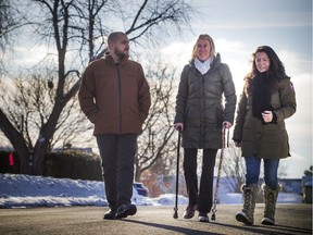 Thomas Cain, Karin Hohban and Jessica Service, three Westboro bus crash survivors who gathered Sunday Jan. 5, 2020, to speak about their experiences and what has happened in the past year since the incident. From left