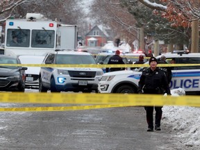 Gilmour Street near Kent remained blocked off by police Wednesday (Jan. 8, 2020) morning.